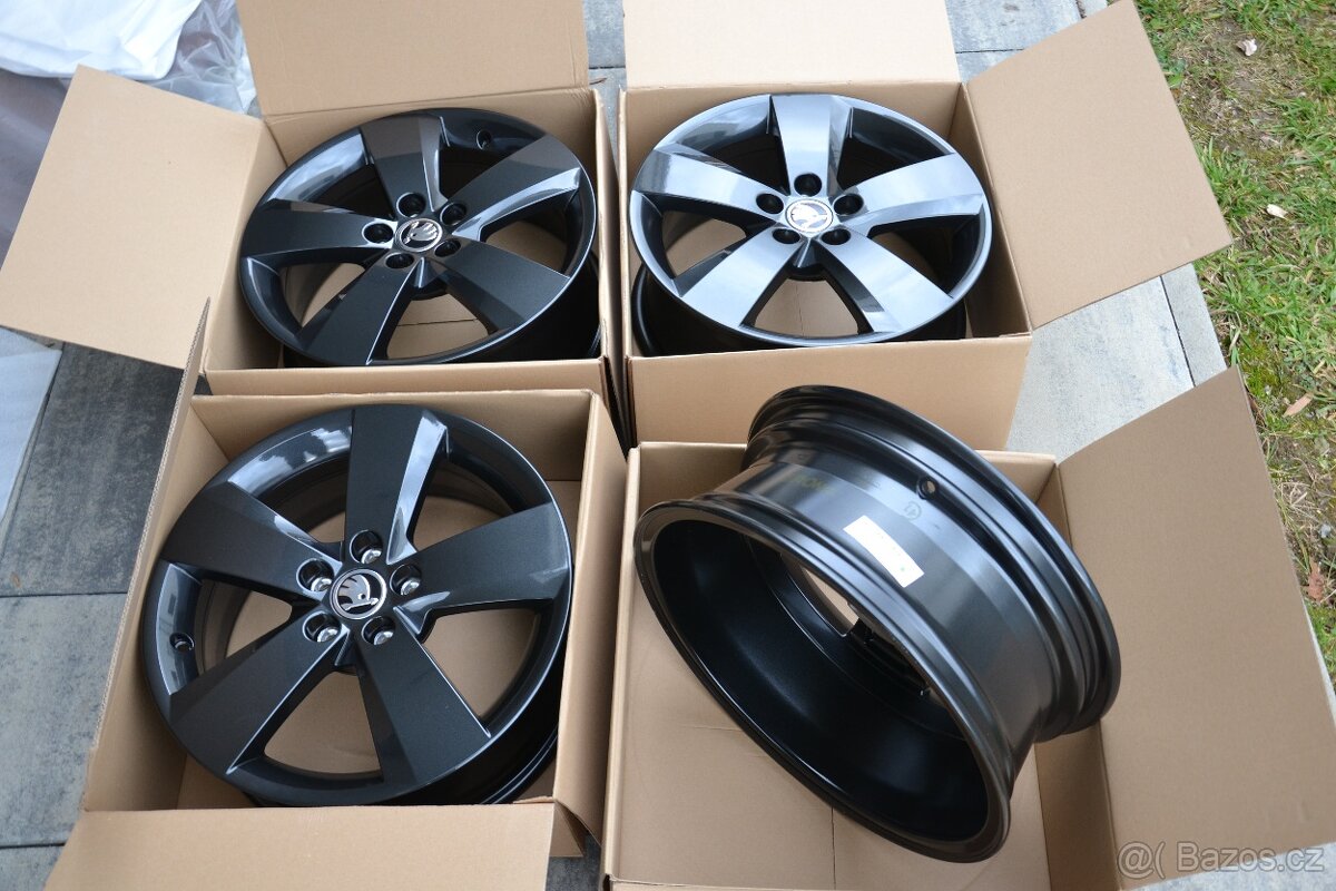 Škoda Kamiq/Scala,S.Arona– NOVÉ 16 originál Alu disky 6x16,E - 13