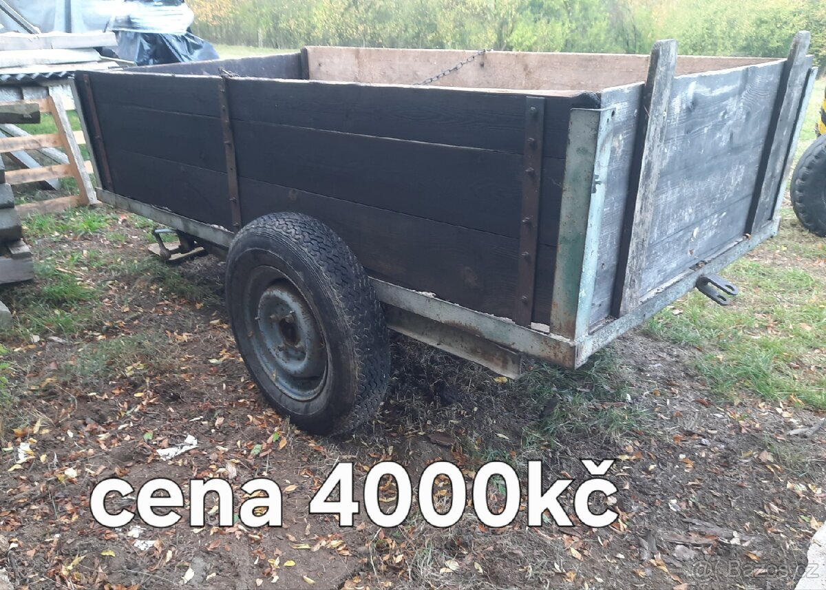 Prodám podvozek a káru za traktor - 13