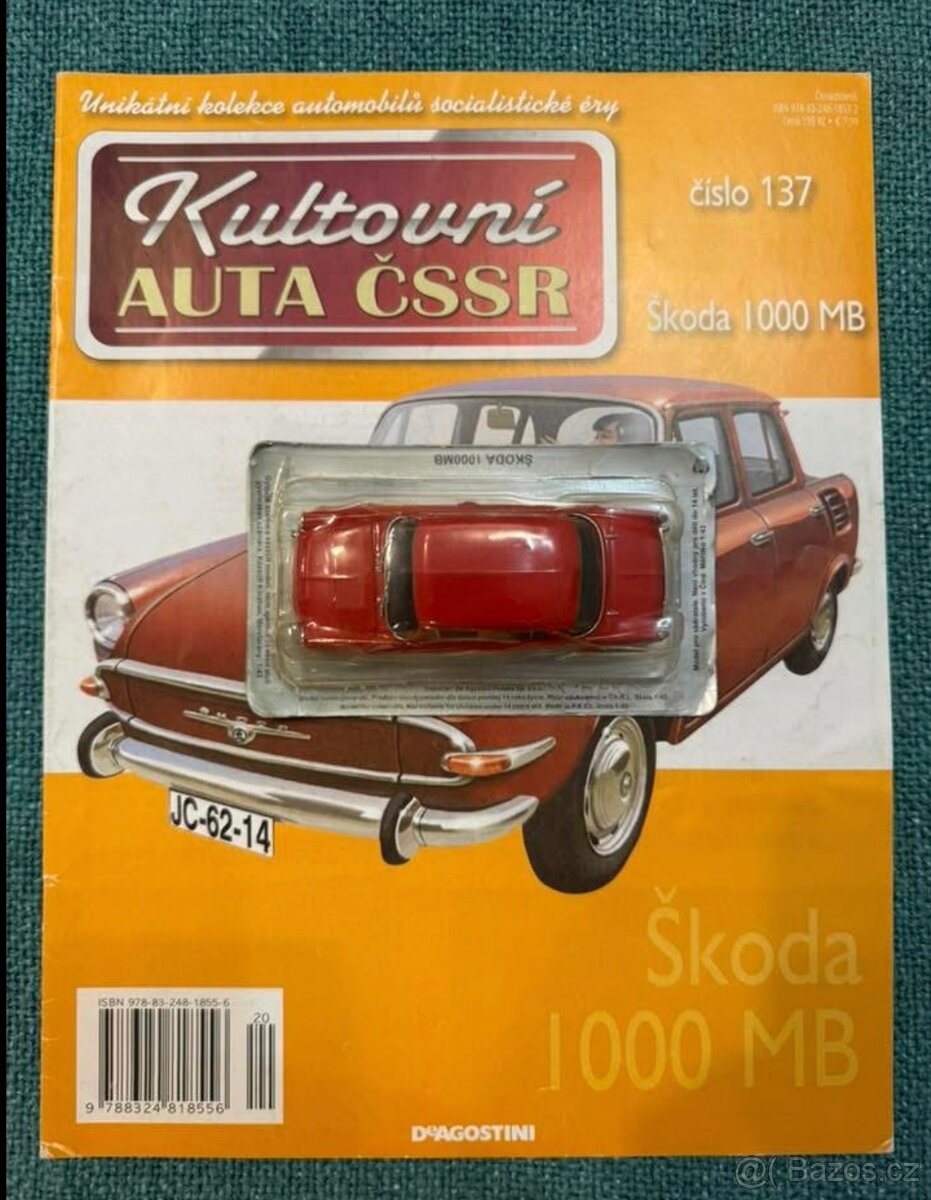 Legendární automobily, Kultovní auta ČSSR, Deagostiny - 13