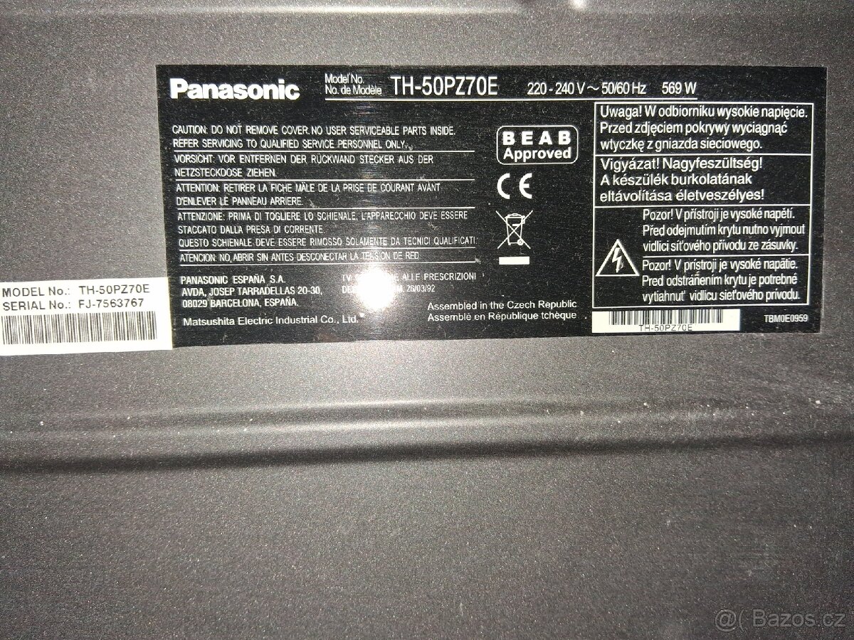 Daruji za odvoz televizi Panasonic. - 13