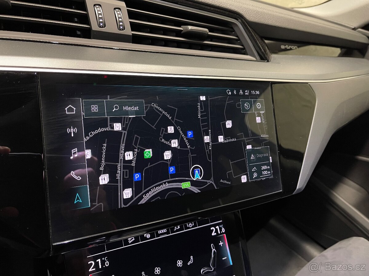 Audi e-tron - SoH-99%/AC22kW/Matrix/Záruka - 13