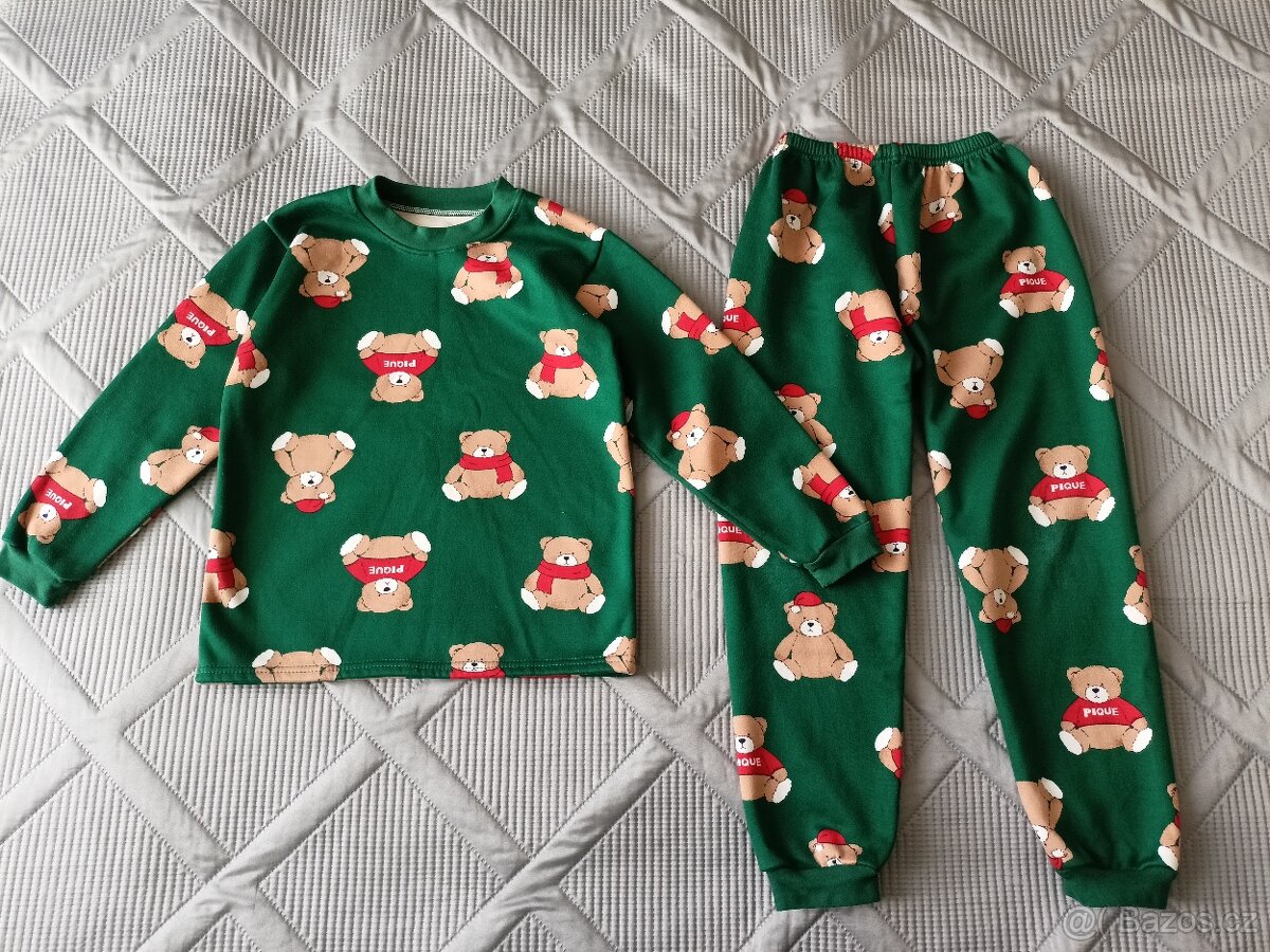 Souprava na doma medvídek, 128/134 - 13