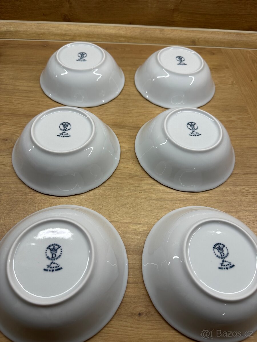 Cela sada 6 kusů misek Praha na kompot 14cm - 13