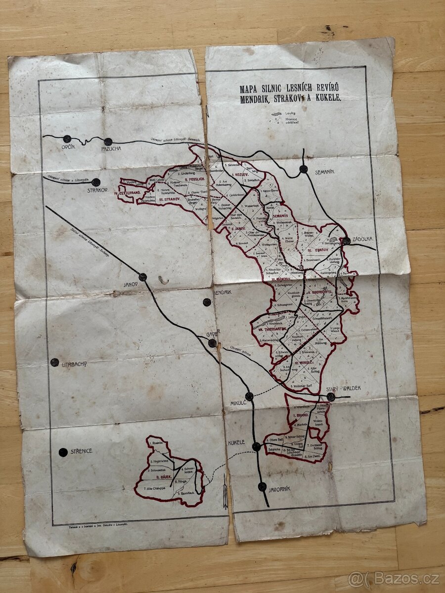 Staré mapy , průvodce - 13