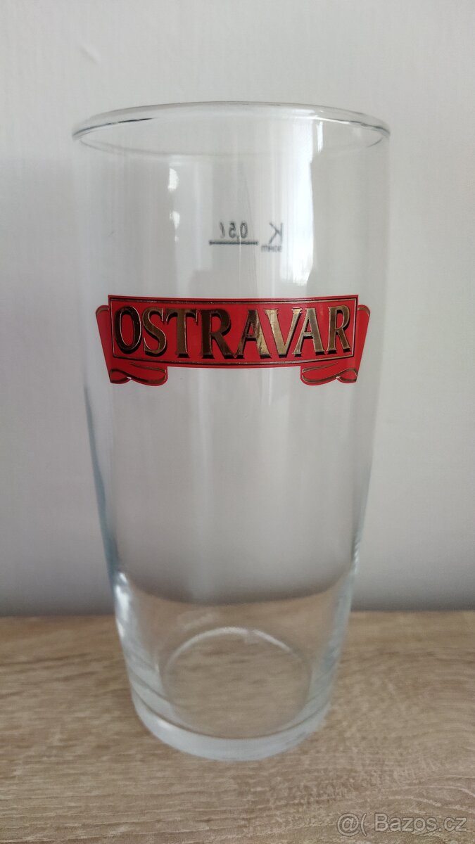 Pivní sklenice pivovar Ostravar - 13