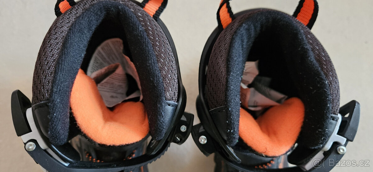 Chlapecké lední brusle Oxelo černo-oranžové, 29-32 - 13