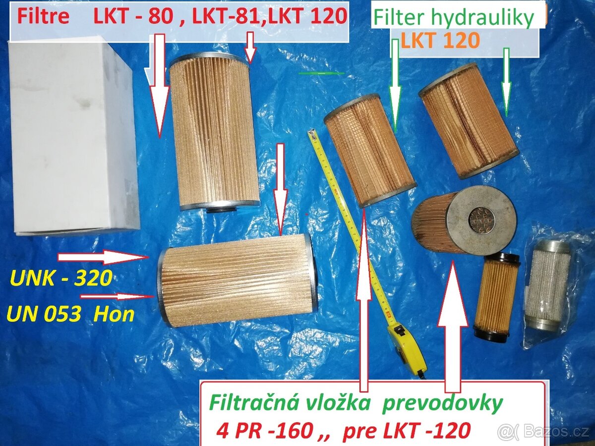 Filtry hydrauliky stroju a Lkt - 13