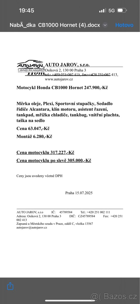 Honda 1000 hornet - 13