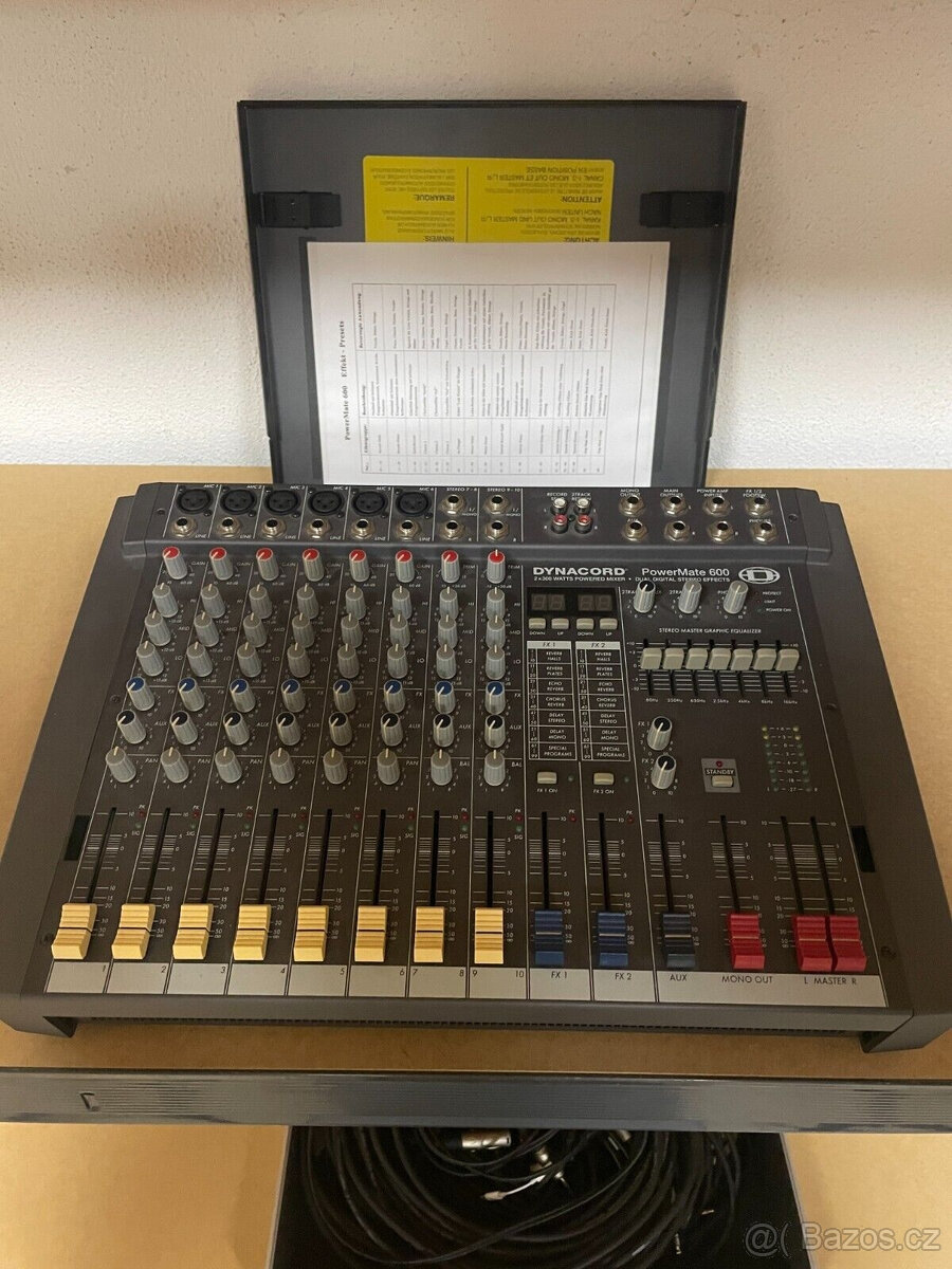 Zvukový systém DYNACORD - 2 reproduktory, basový reproduktor - 13