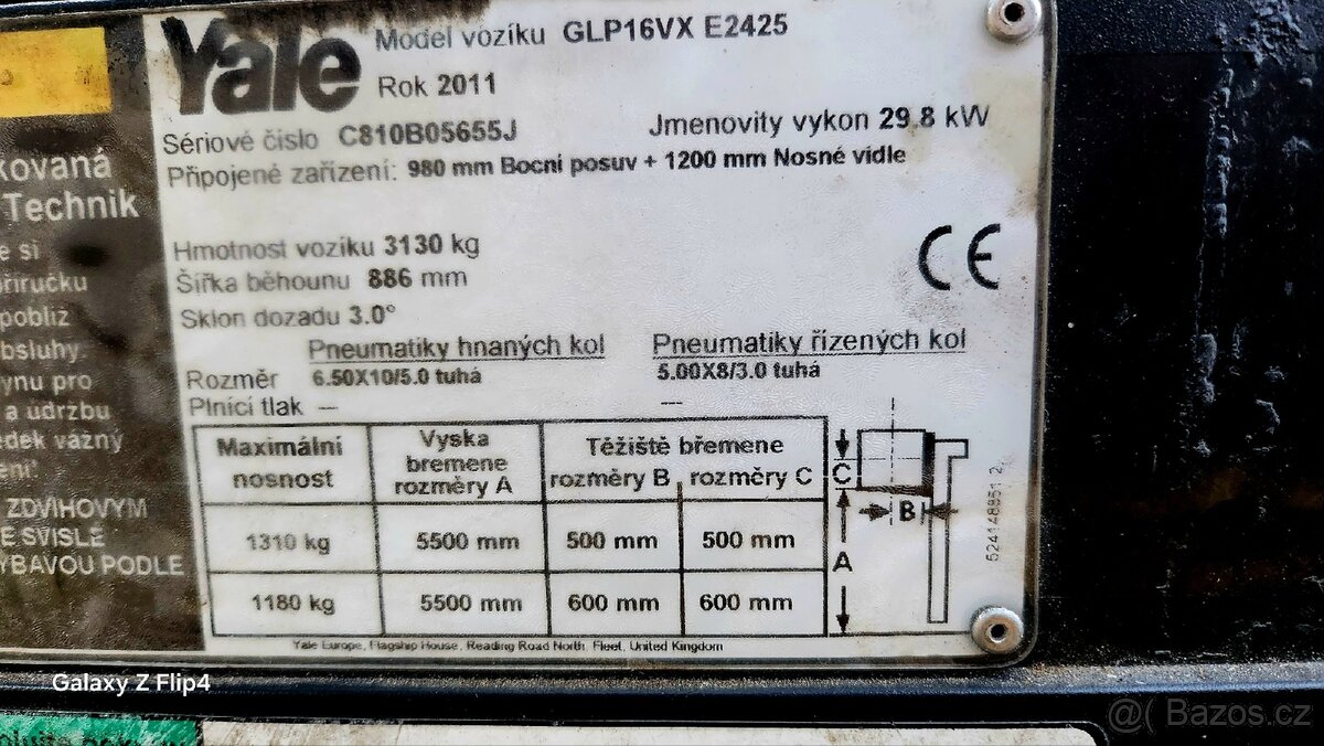 Vysokozdvyžný vozik YALE - 13