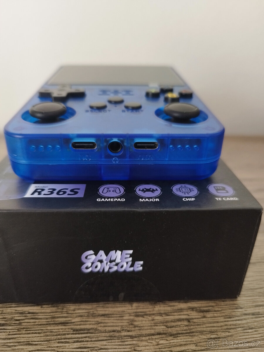 Handheld konzole R36S (verze ArkOS 2.0) +15000 her mix barev - 13