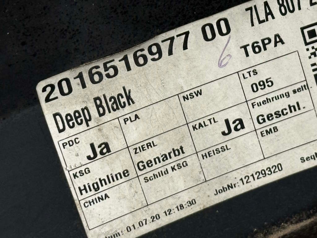 VW TRANSPORTER T6.1 19-24 nárazník LC9X 7LA807221A - 13