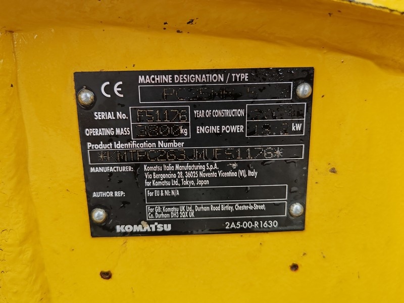 pásový minibáger KOMATSU PC35MR-5 - 13