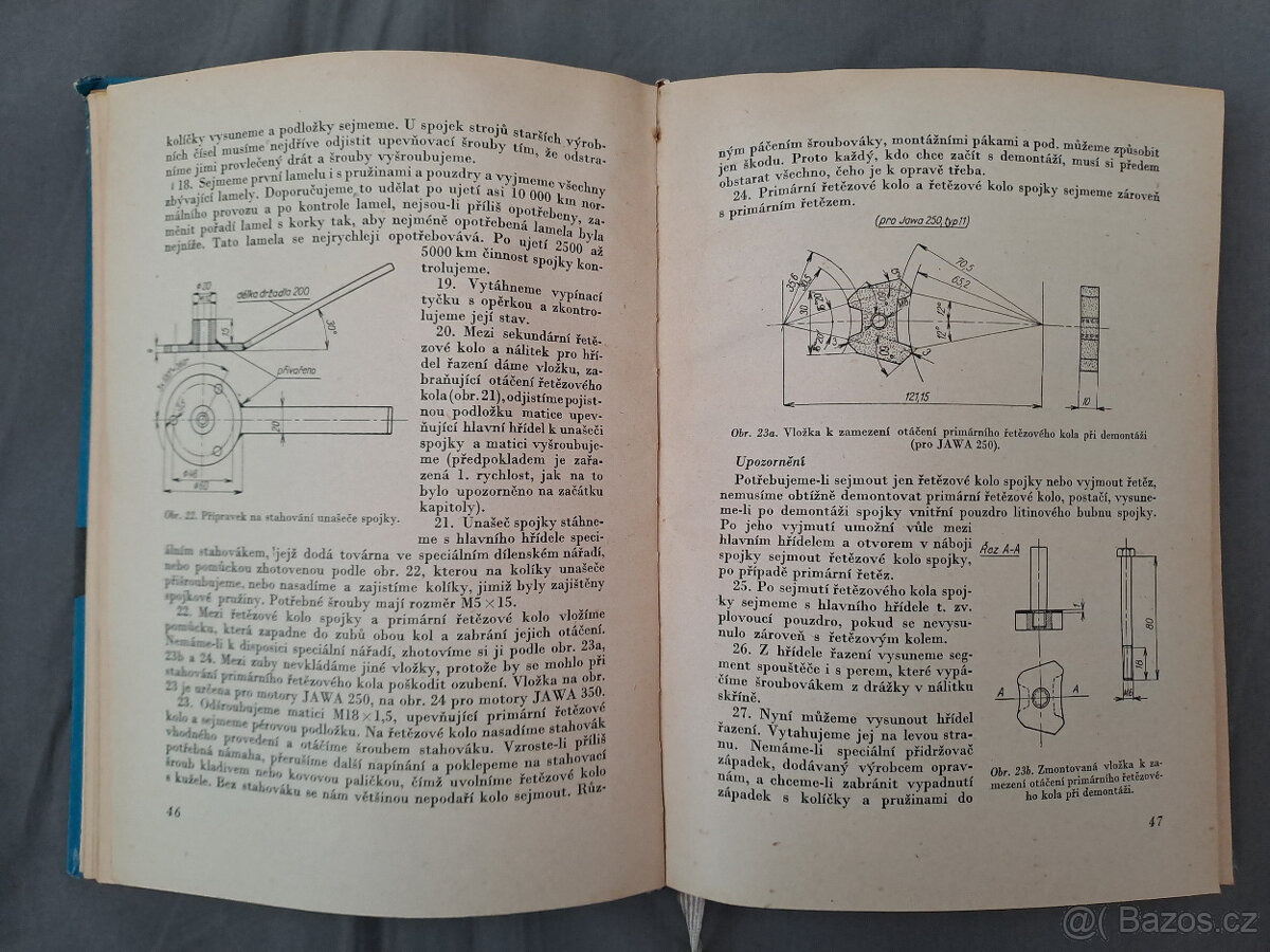 Jawa, ČZ, MZ, BSA - katalogy ND, servisní příručky, manuály - 13