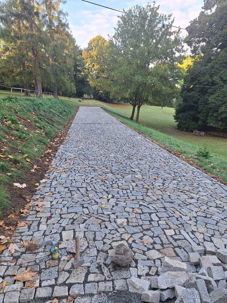 Pokládka žulových Kostek - 13