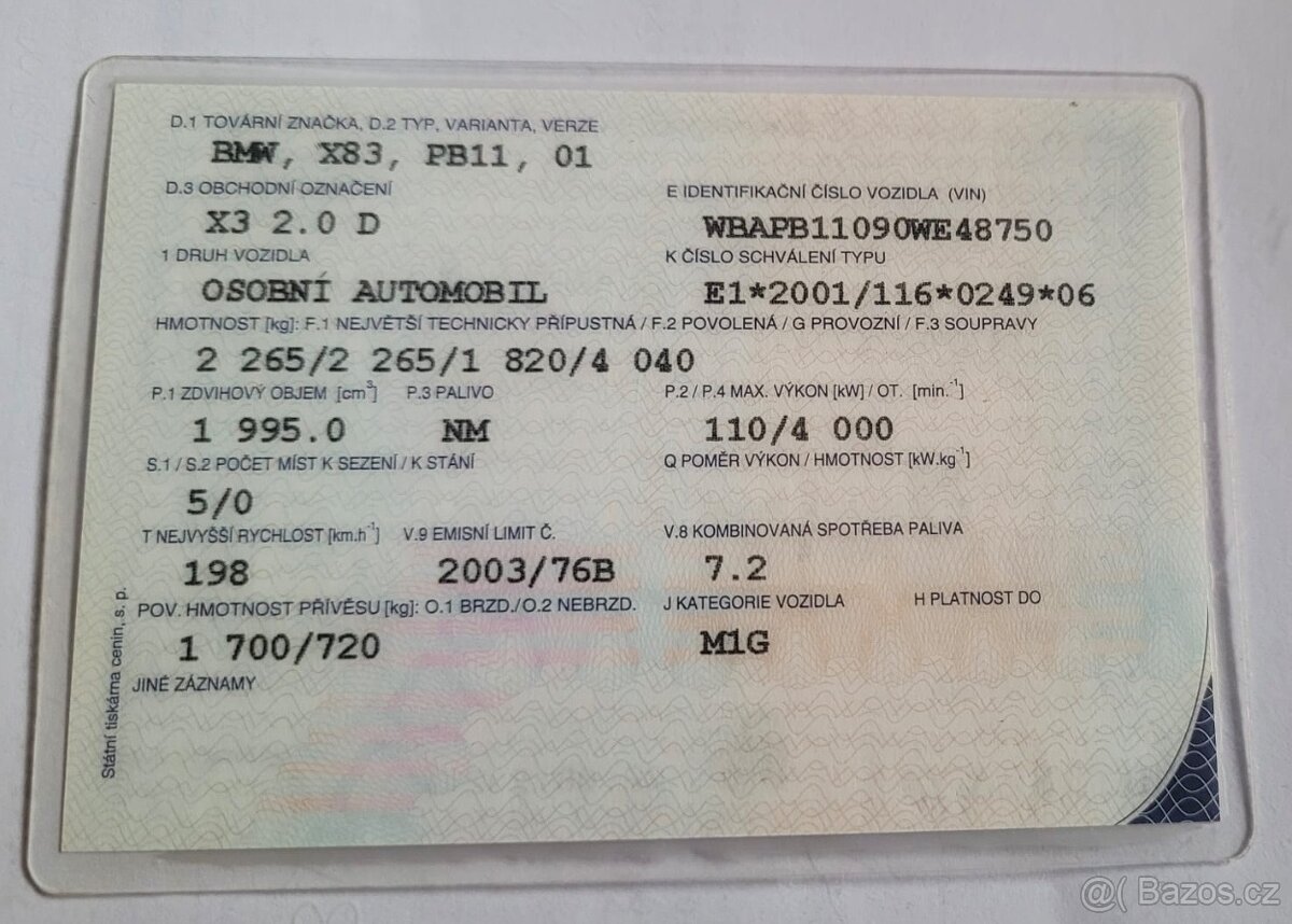 BMW X3 2,0d E83 4x4 2006 ND - 13