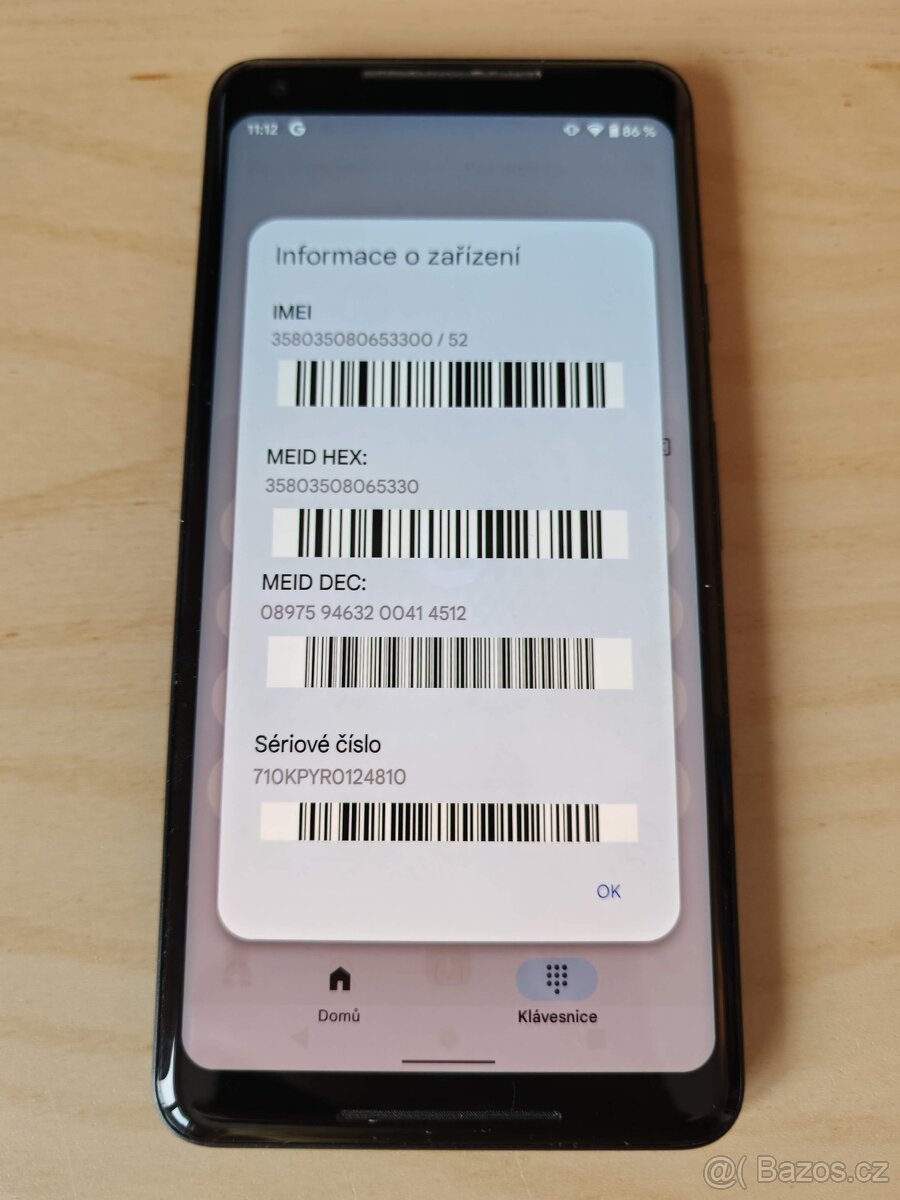 Google Pixel 2 XL - 4/64GB - Android 11 - USB-C - 13
