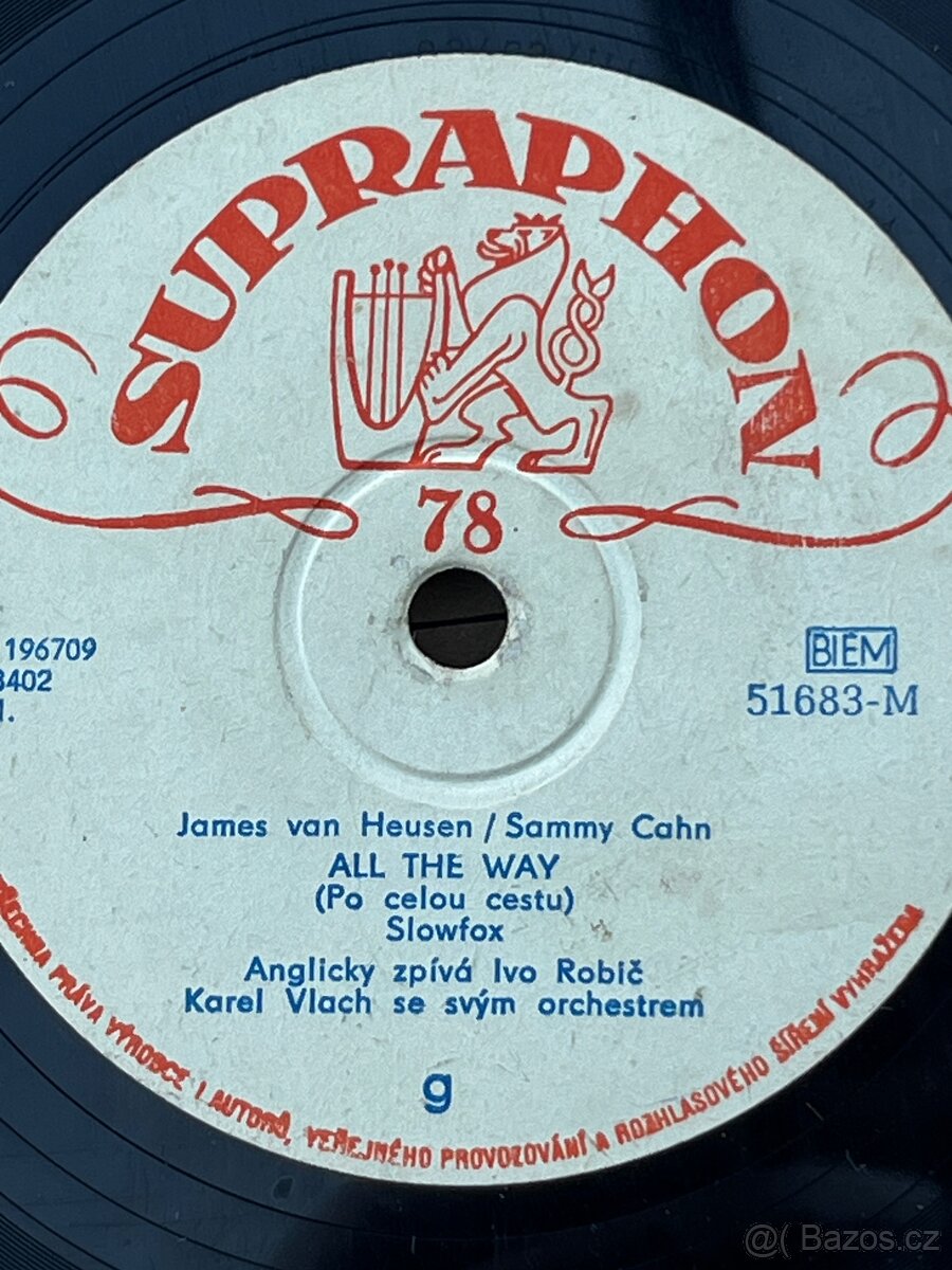 63 ks starších gramodesek – Supraphon – komplet - 13