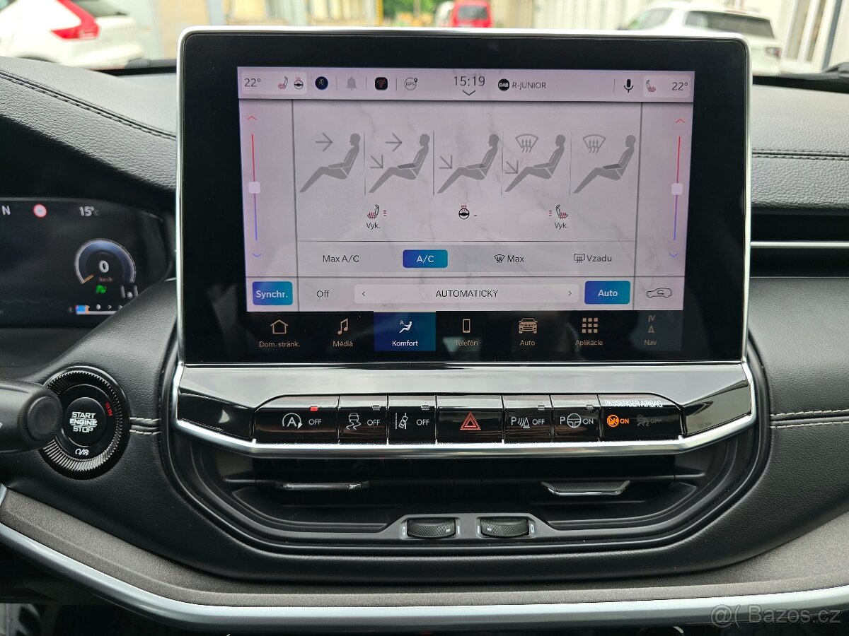JEEP COMPASS 1,3 110kW LIMITED 2022 KAMERA NAVI KŮŽE ČR -DPH - 13