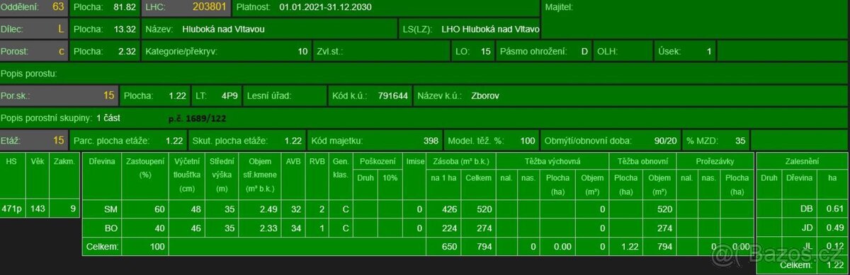 Prodej lesního pozemku k.ú. Zborov - 13