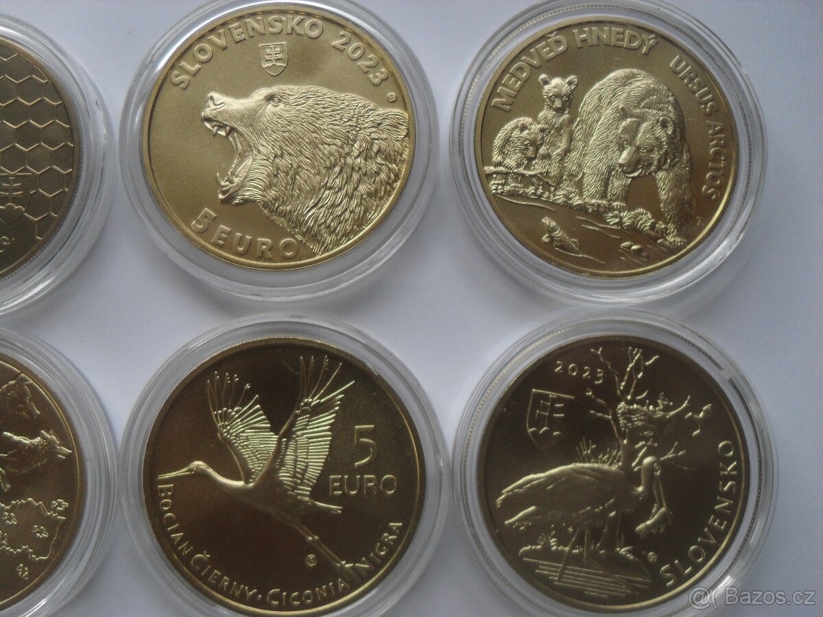 5 euro mince Slovensko - Fauna a flóra - 13
