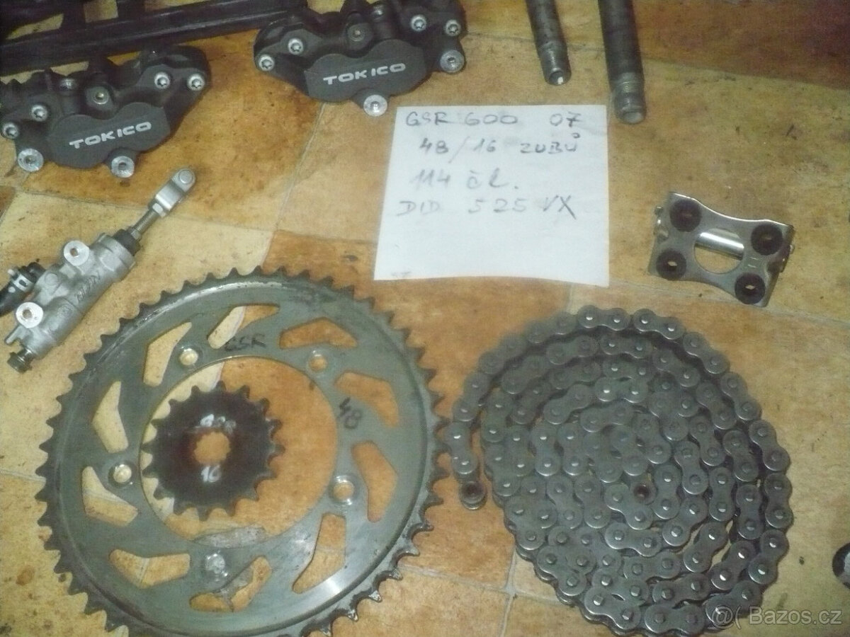 Suzuki GSR 600 r. 07 - díly - 13
