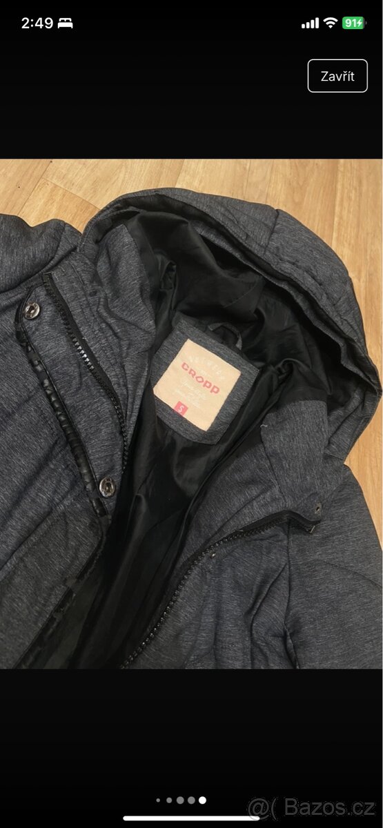 Dlouhý kabát Cropp,velikost S/M - 13