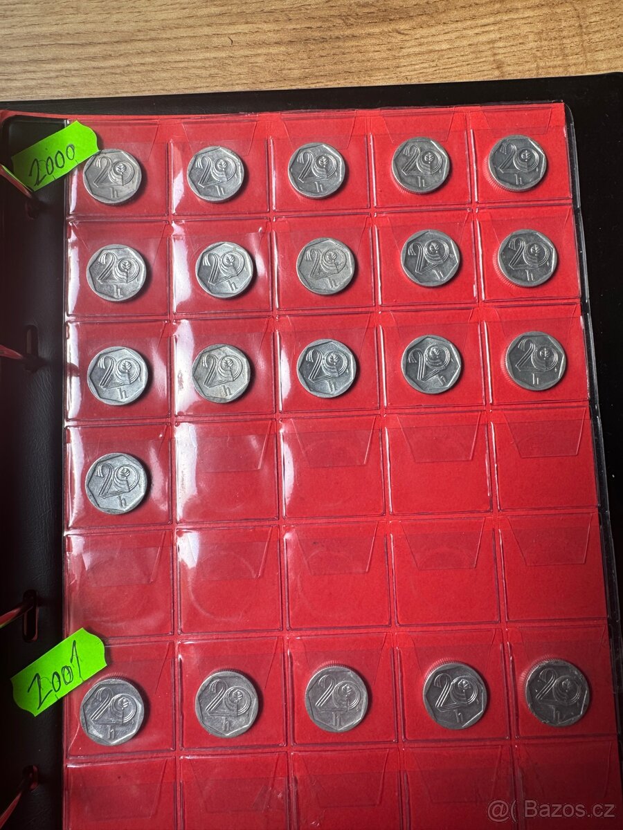 4/5 alb 10,20 haléře milénium - 13