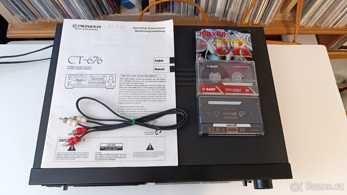 PIONEER CT-676 Stereo Cassette Deck/3 Head/AutoBLE - 13