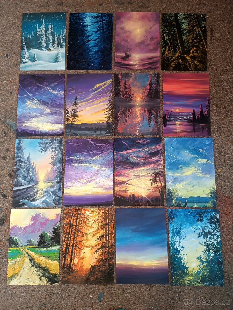Akrylové obrazy 40x30 - 13