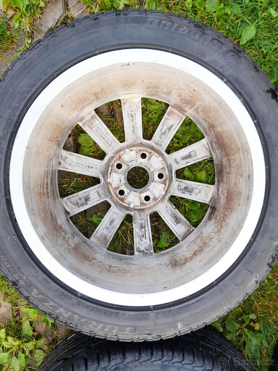 Disk originál Audi 18 palců, Bridgestone 2x nová - 13
