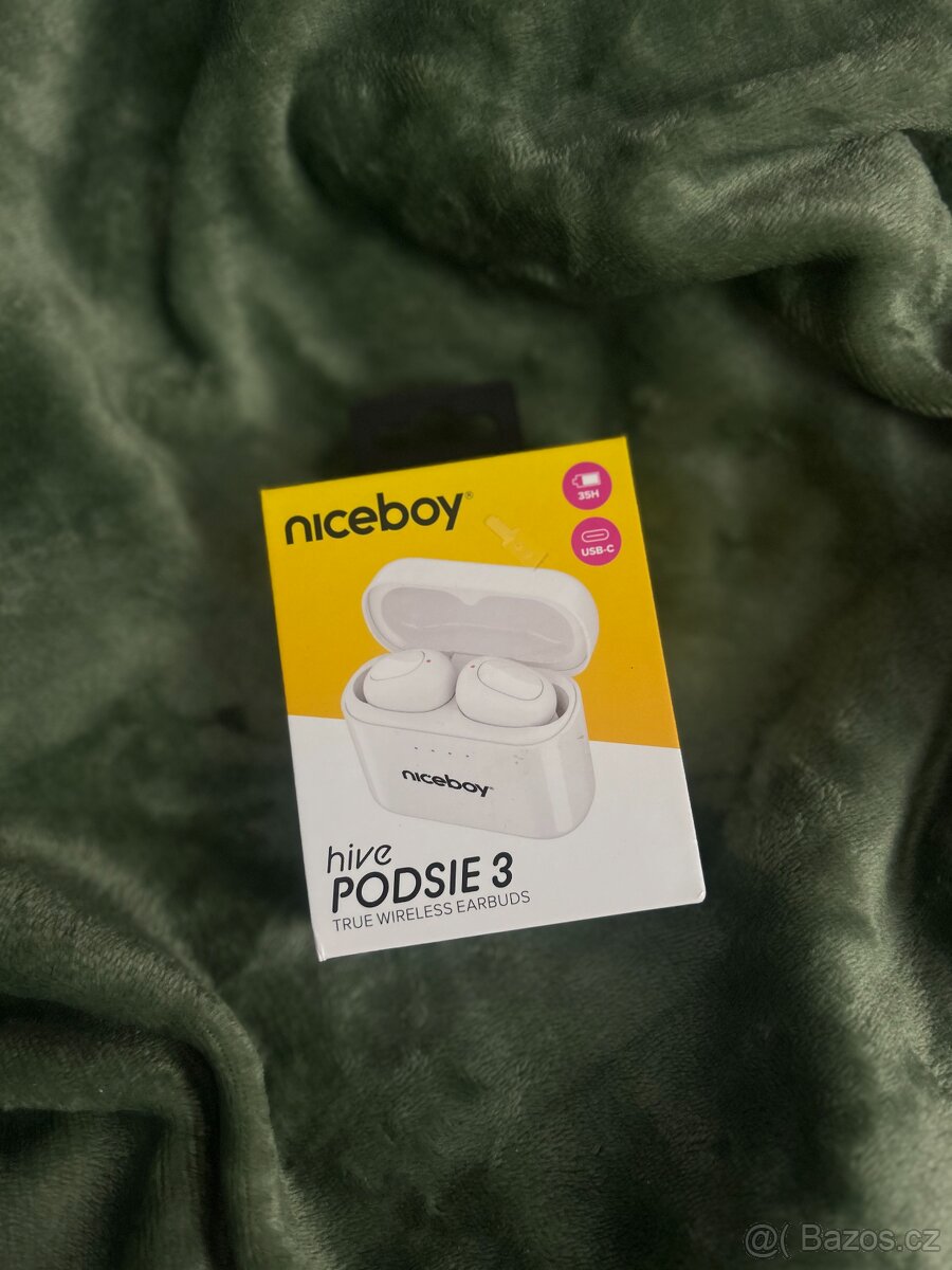 Niceboy Hive Podsie 3 true wireless - nepoužitá, NEW - 13