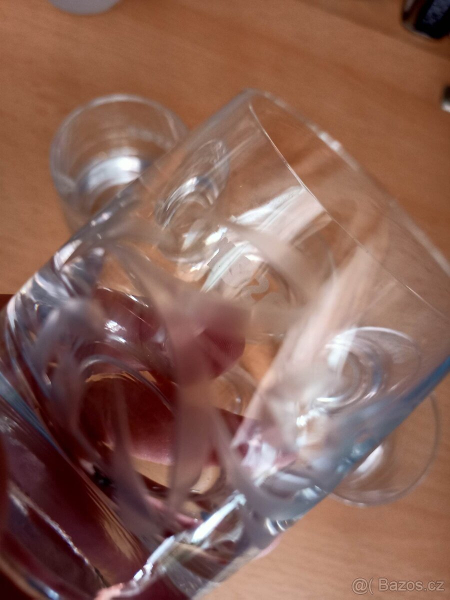 Staré sklo- karfa, misky, sklenice... - 13