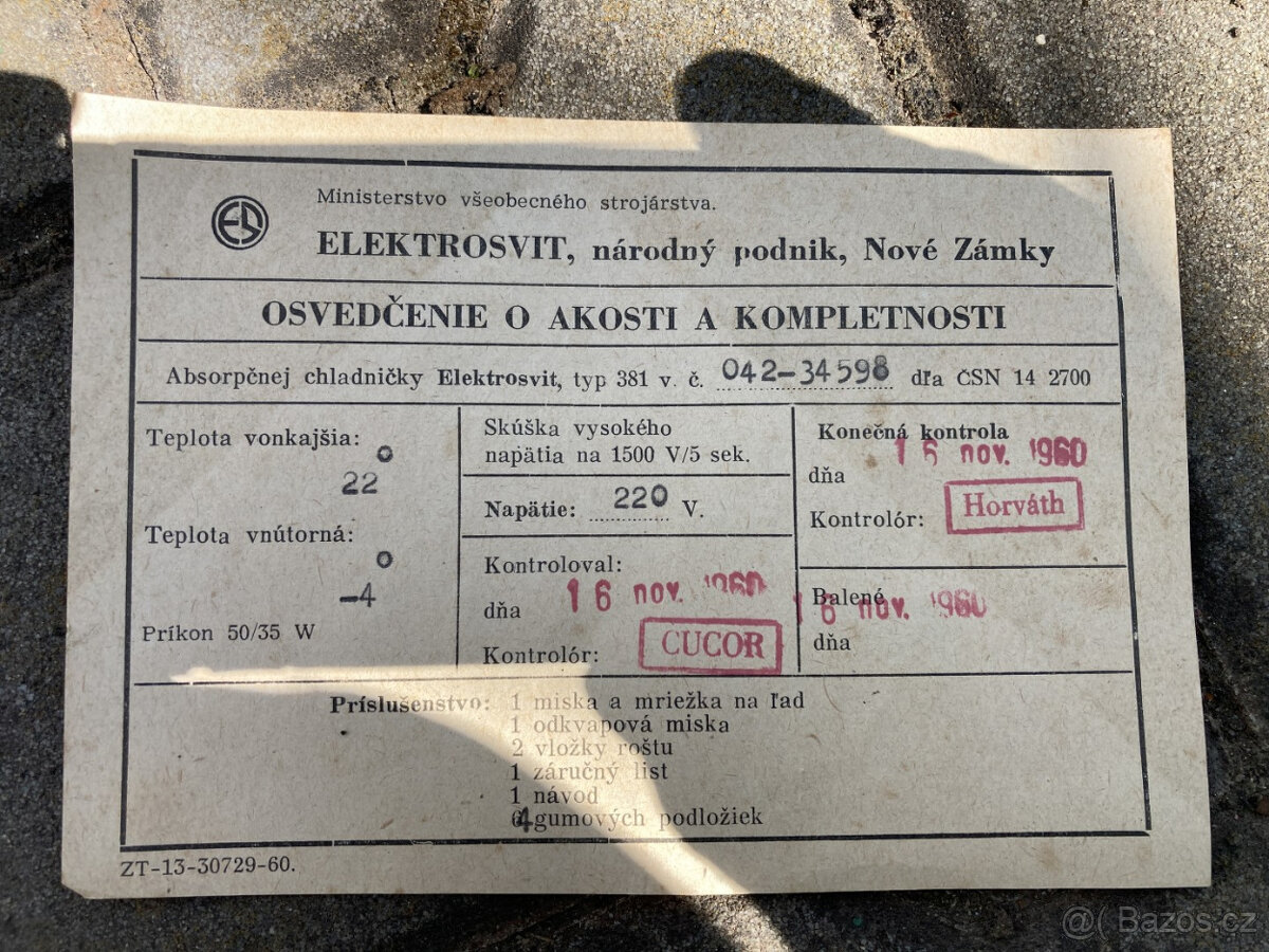 Lednička Elektrosvit - 13