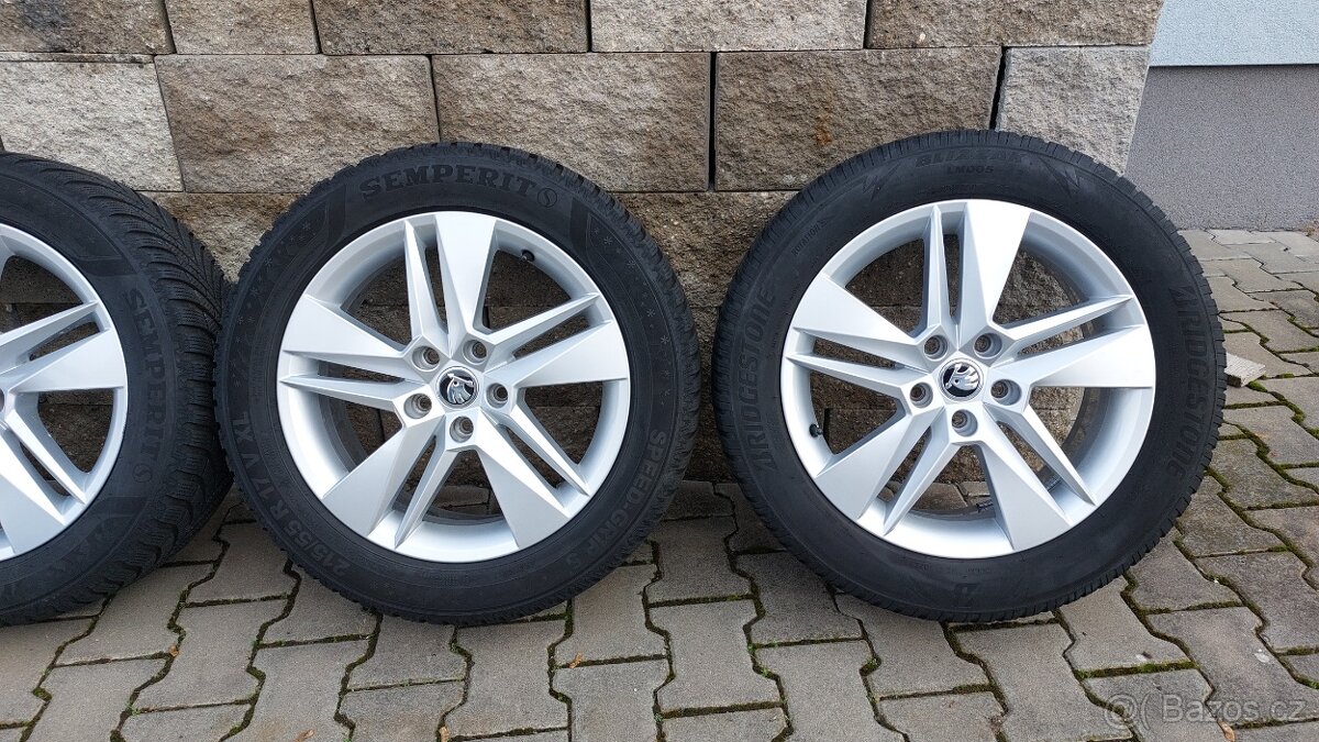 Alu kola 5x112 r1 originál Škoda Superb - 13