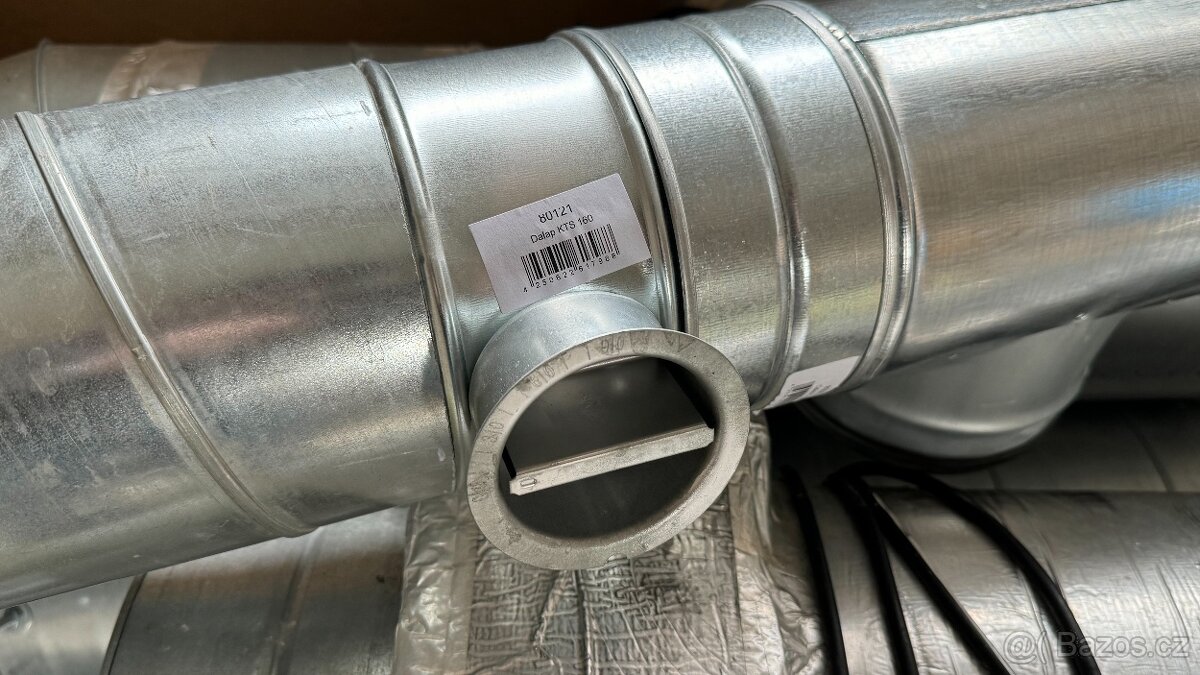 Prvky vzduchotechniky - ventilátor, topení, spiro, klapky - 13