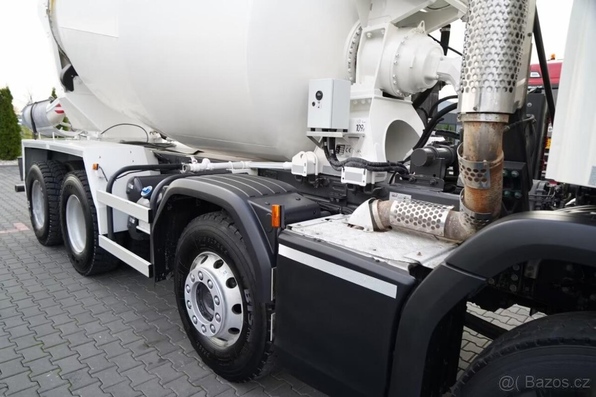 SCANIA P 410 XT 8x4 domíchávač PUTZMEISTER 9cbm - 13