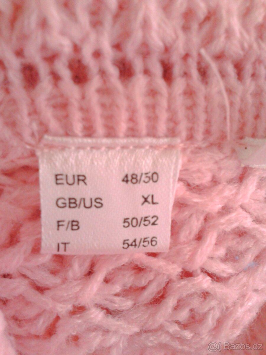 Teplé pletené šaty s širokým rolákem 48/50 REZERVACE - 13