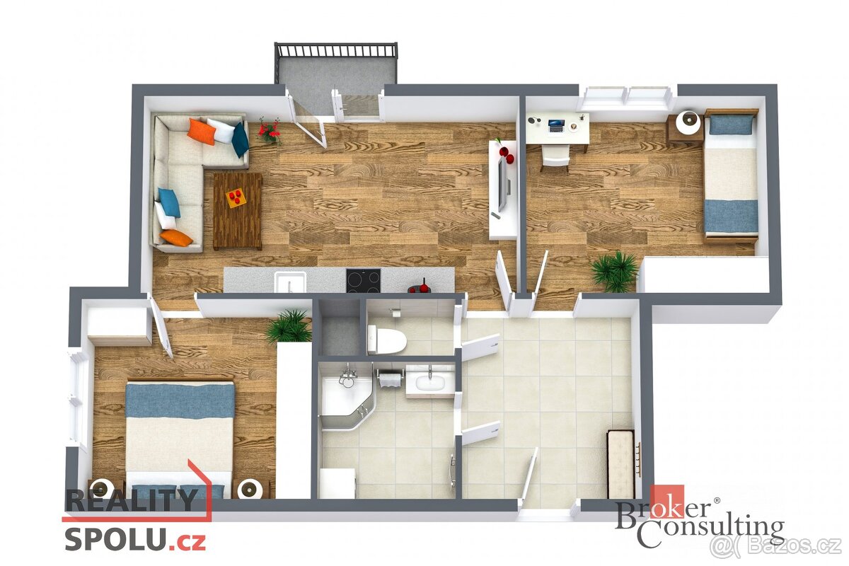 Prodej, byty/3+kk, 65.1 m2, 35491 Lázně Kynžvart, Cheb [ID 7 - 13