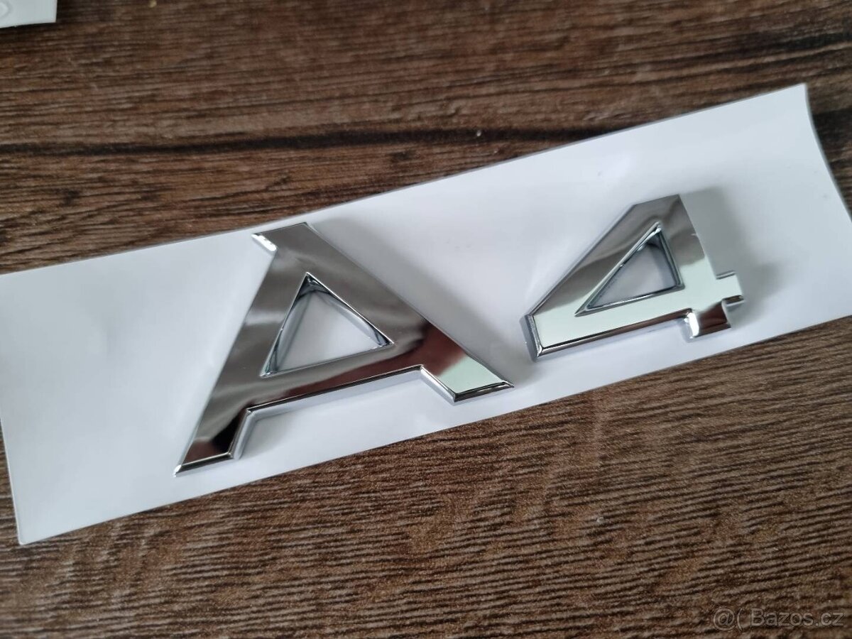 AUDI chromove znaky loga AUDI kruhy - 13