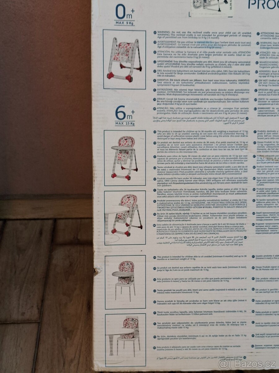 Jídelní židlička Chicco Polly Progres5 Anthracite - 13