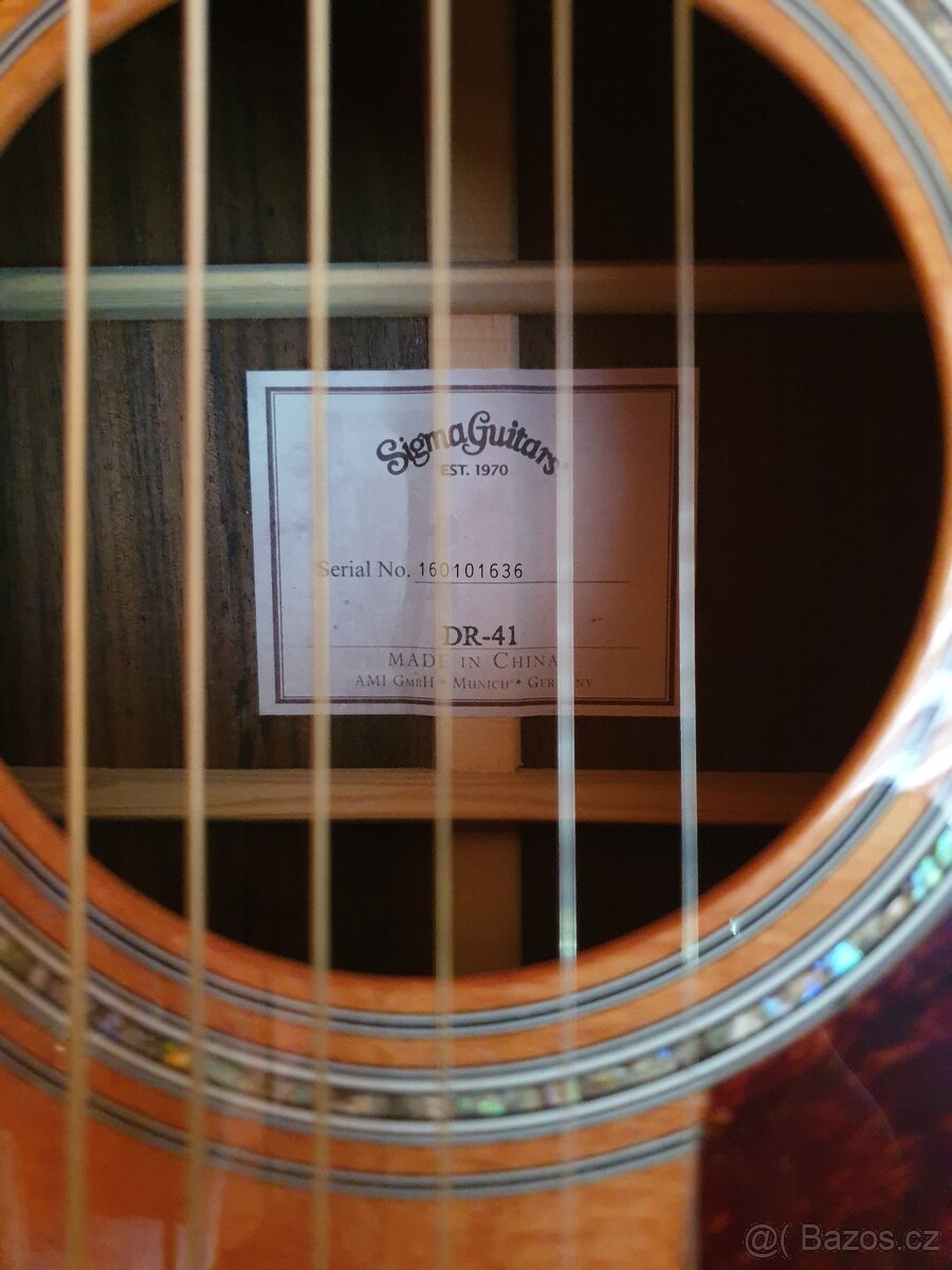 AKUSTICKÁ KYTARA SIGMA DR-41/MARTIN&CO - 13