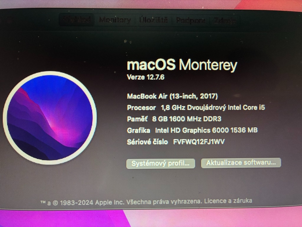 MacBook Air 13” 256GB 2017 - 13