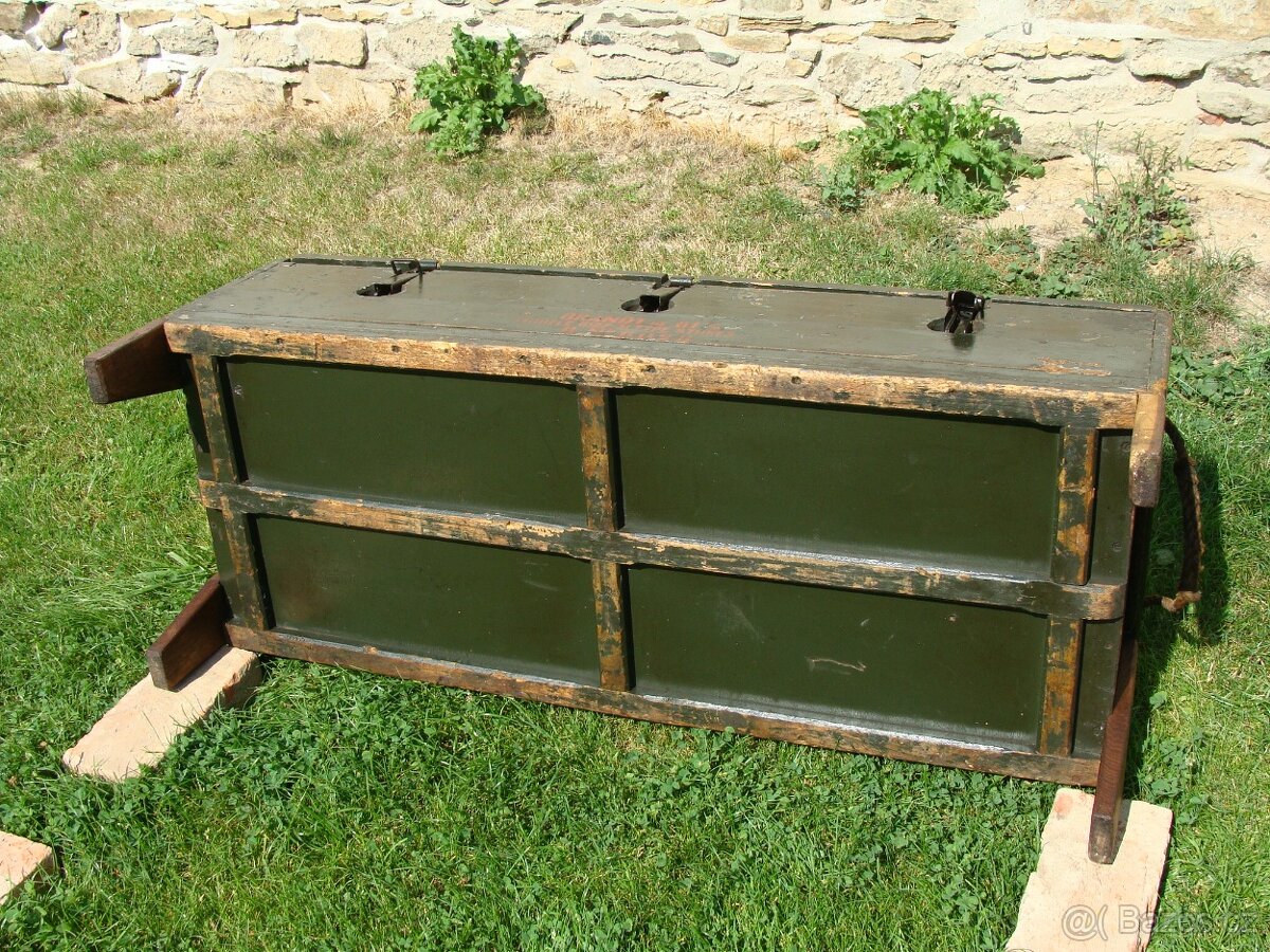 Vojenská bedna BRANDT 81 1927 31 Minomet - 13