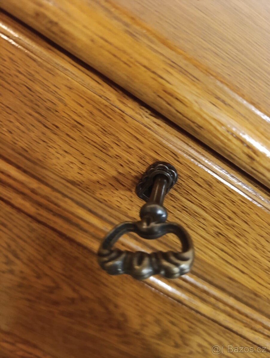 Rustikální sekretář, komoda, masív, Nábytek s příběhem - 13