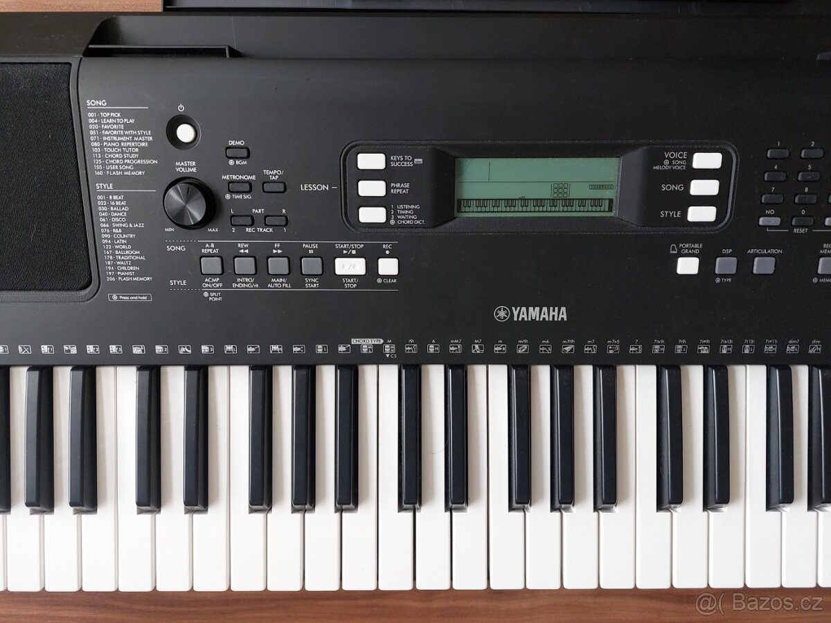 Keyboard YAMAHA PSR-E373 s dynamikou + PEDÁL + SLUCHÁTKA - 13