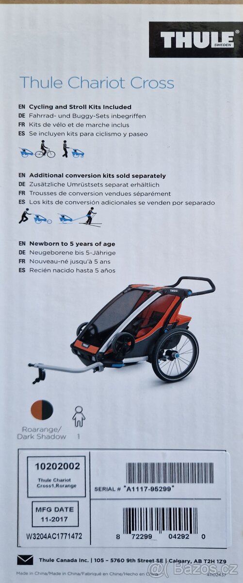 Sportovní vozík Thule Cross 1 s příslušenstvím. - 13