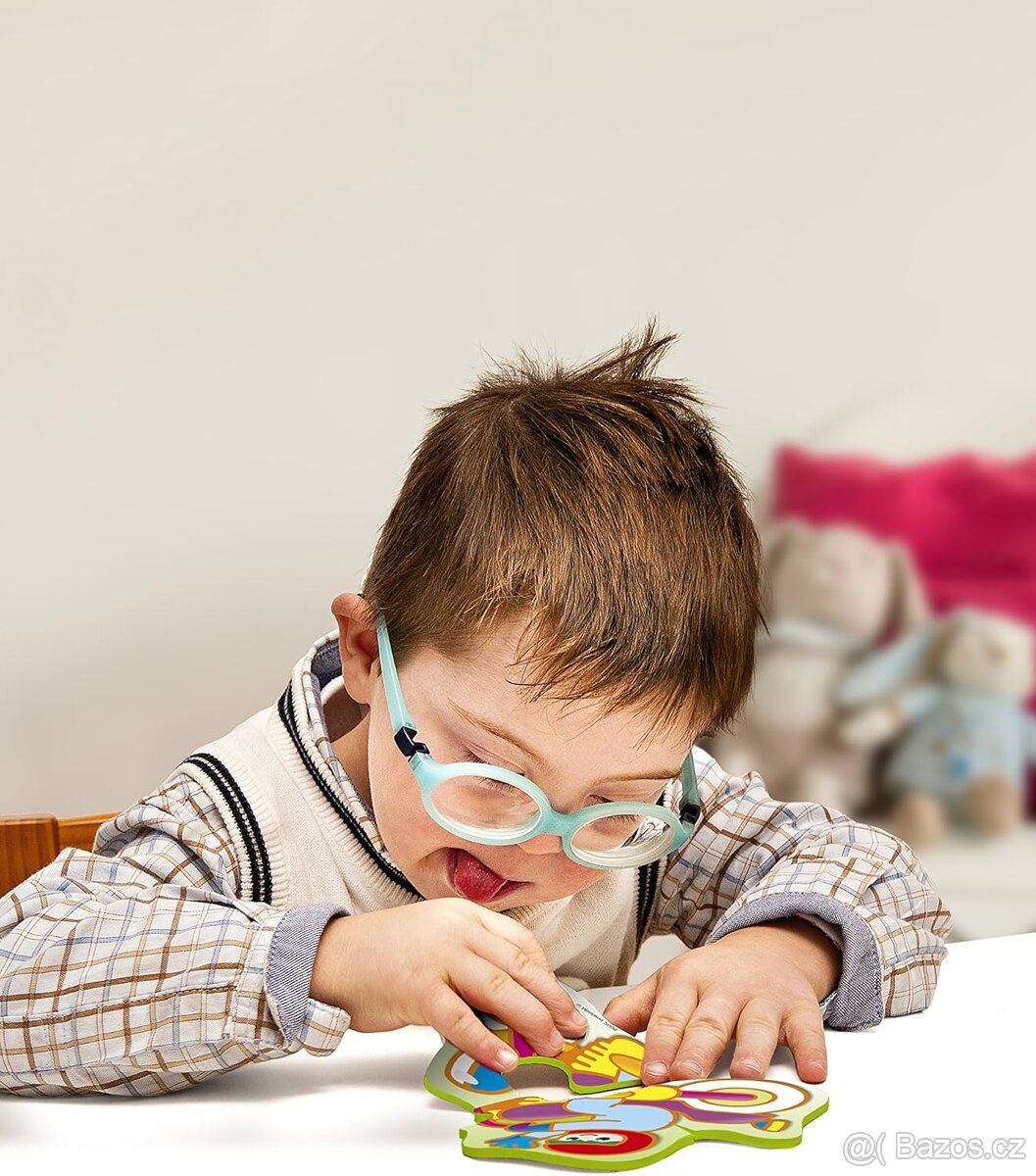 Puzzle Miniland Flexi Form dopravní prostředky + zvířata - 13