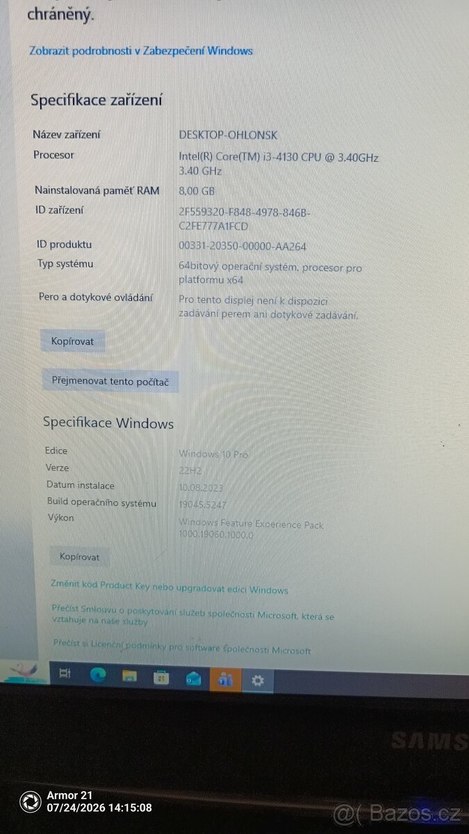 Prodám starší herní pc - 13
