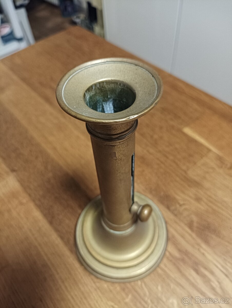 MOSAZNÝ EMPÍROVÝ SVÍCEN -BIEDERMEIER-19. STOLETÍ FRANCIE - 13